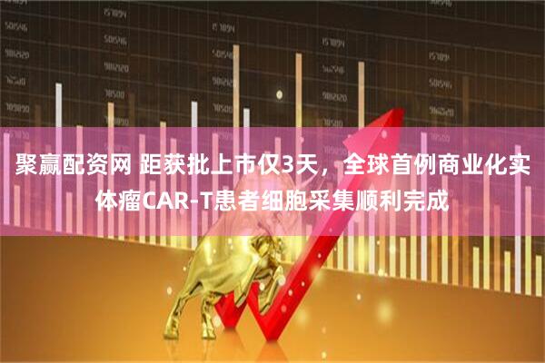 聚赢配资网 距获批上市仅3天，全球首例商业化实体瘤CAR-T患者细胞采集顺利完成